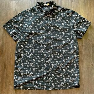 Scotch & Soda Palm Tree Button Down Shirt